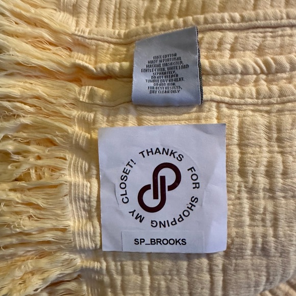 🎁Texteis Penedo Throw Blanket - Canary Mallow